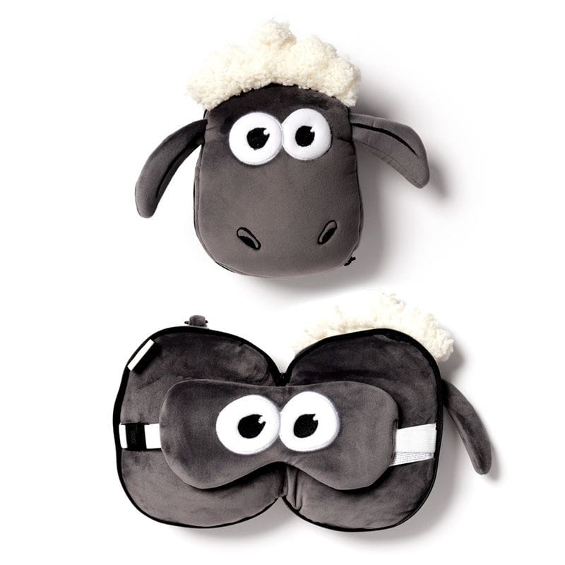 Poduszka podróżna z maseczką - Baranek SHAUN  [CUSH329]