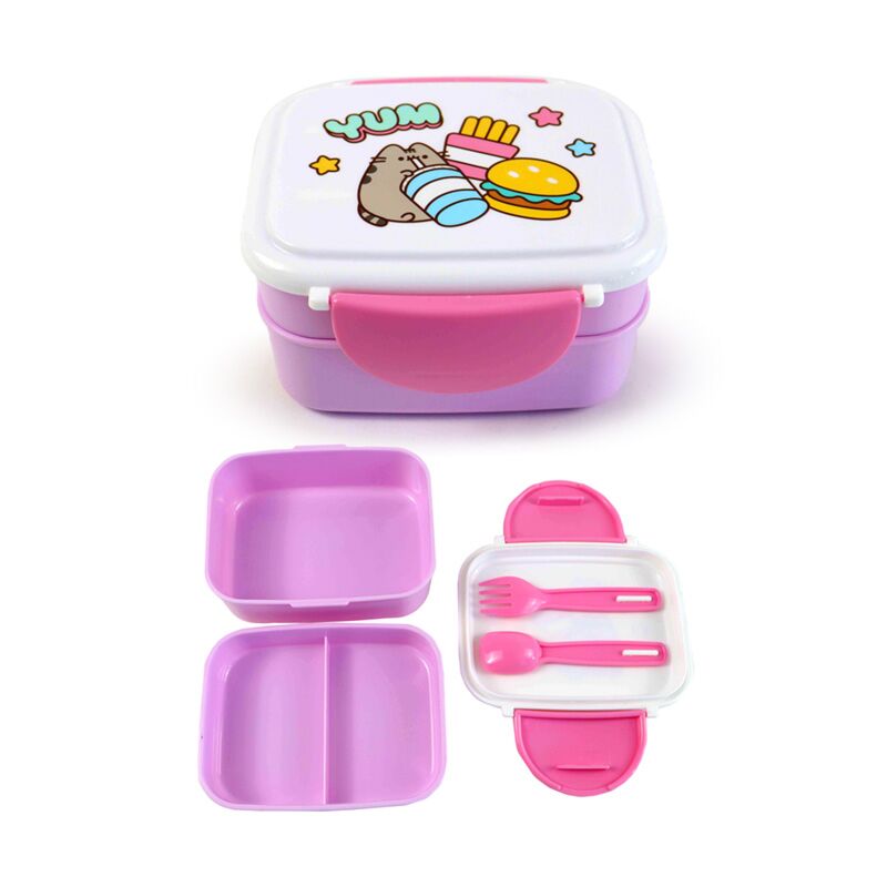 Pusheen Lunchbox z sztućcami [LBOX116]