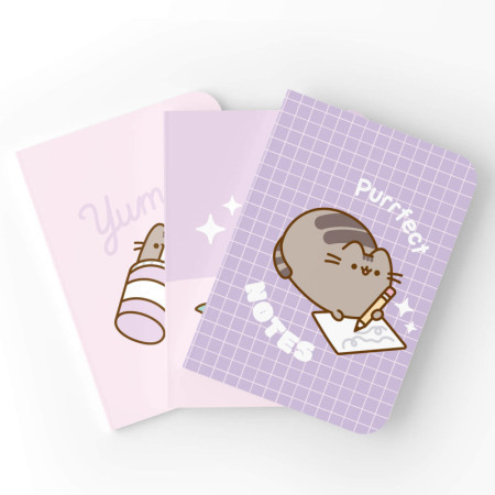 Pusheen Zestaw 3 notesy A5 [Violet] [PCA5009]