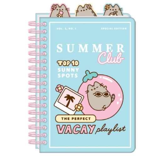 Pusheen Kołonotes z zakładkami [Tropic] [PUTV6768]