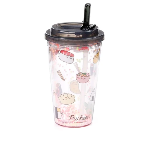 Pusheen Kubek z rurką Sushi club [CUP92]
