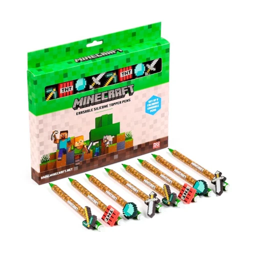 Minecraft Zestaw długopisów wymazywalnych [PEN330]