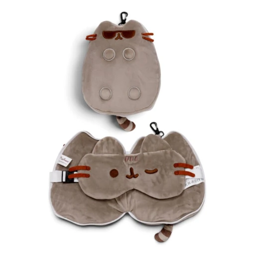 Pusheen Poduszka podróżna z maseczką Agent [CUSH434]