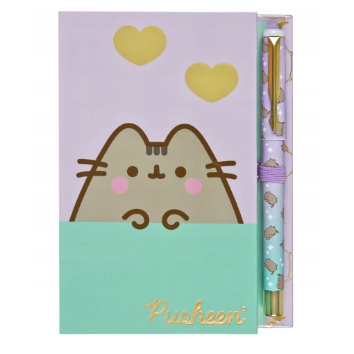 Pusheen Notatnik z długopisem Mint [PUSE0778]